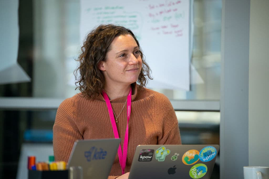 Photo of person at a workshop
