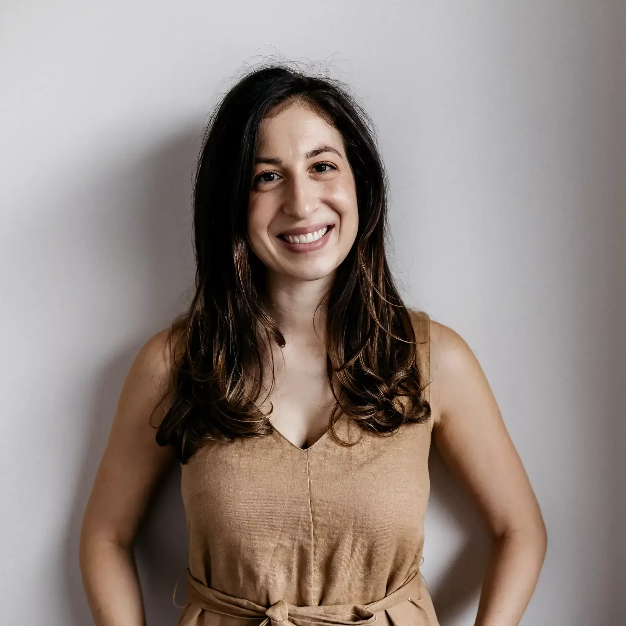 A headshot of Elena Tsalanidis from the startup Deeligence.