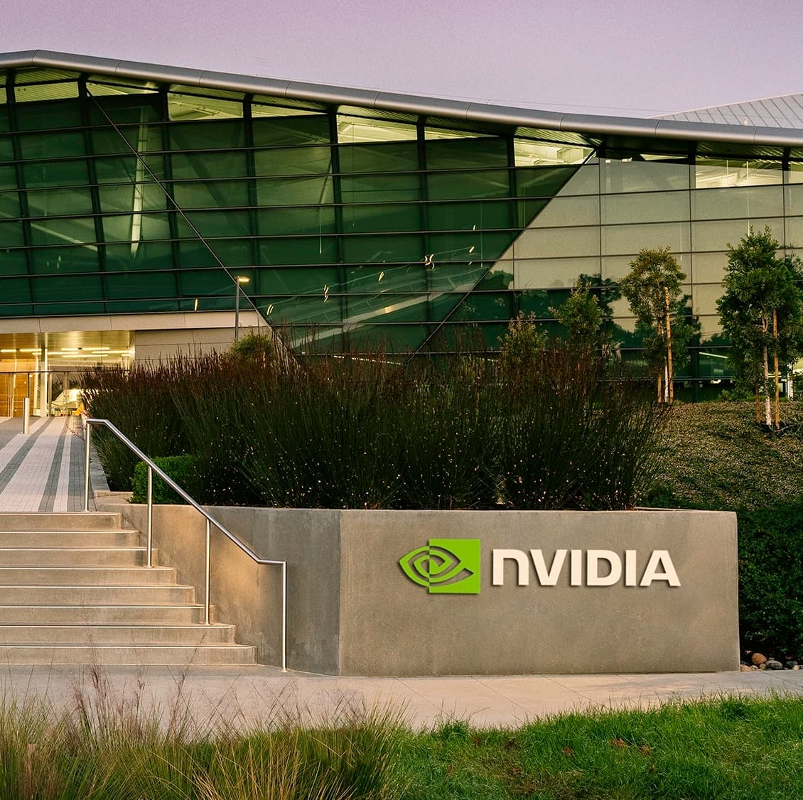 NVIDIA Endeavor building logo