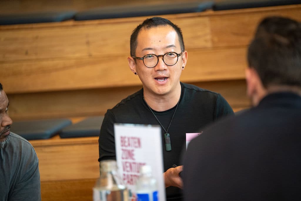 Photo of person talking